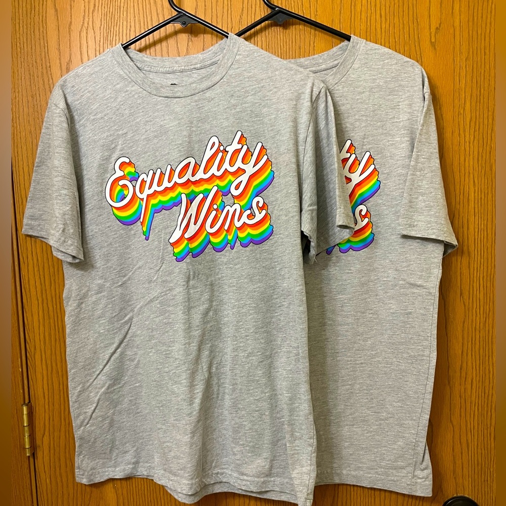 Matching Pride Shirts size M set of 2